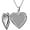Silver, variant on Stainless Steel Heart Shaped Locket Style Statement Party Wedding Promise Anniversary Pendant Necklace
