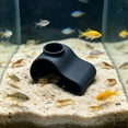 thumbnail image 4 of BingTong Aquarium Underground Viewing Tunnel Cave | Natural Curved Gravel Hideout for Fish & Shrimp | Fish Tank Decoration For Catfish Shrimp Reduce Aquatic Pet A-Black, 4 of 6