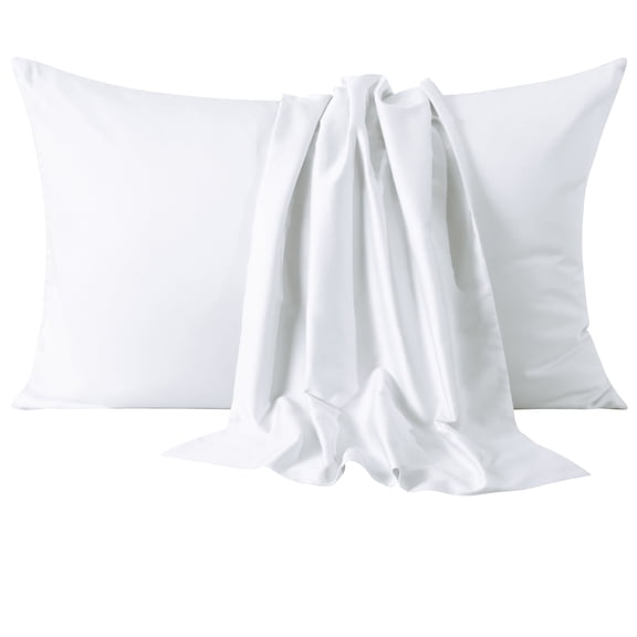 Flxxie King Pillowcases 2 Pack 100% Egyptian Cotton 20x36 White Envelope Soft