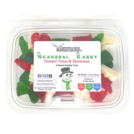 YANKEETRADERS® Holiday Gummi Trees & Snowmen, 12 oz. Gift Pack