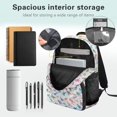 thumbnail image 5 of Bulopur Kids 17 Inch Backpack 4 in 1 Cartoon Dinosaur Pattern School Bag with Lunch Bag, Water Bottle Sleeve and Pencil Case for Kids Aged 4-8, 5 of 8