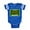 Royal Blue, variant on CafePress - Mothachusetts B - Cute Infant Baby Football Bodysuit