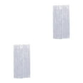 thumbnail image 4 of relayinert Safe Ingredients Tinsel Curtain For Finger-Safe Birthday Party Decorations Silver 2Set, 4 of 5