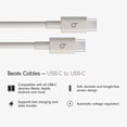 thumbnail image 2 of Cable USB-C a USB-C Trenzado Carga Rápida 1.5 m para Apple y Android, 2 of 7