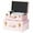 Pink, variant on Decorative Tufted Velvet Suitcase Treasure Chest Set of 2