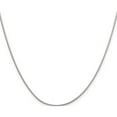 thumbnail image 3 of 14K White Gold Jbsp's .9mm Round Snake Chain (18 X 0.9) Made In Italy 1562-18, 3 of 5