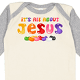 thumbnail image 4 of Inktastic Jelly Bean Jesus Boys or Girls Long Sleeve Baby Bodysuit, 4 of 5