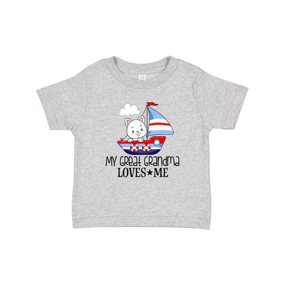 Inktastic My Great Grandma Loves Me Grandson Boys Baby T-Shirt
