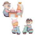 thumbnail image 1 of de 2 para Parejas de Ancianos, Decoración de Microadornos Paisajísticos Gloria Figura pareja en miniatura, 1 of 9