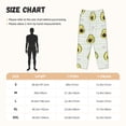 thumbnail image 2 of Salouo Avocado of a Hear Print Women's Pajama Pants Casual Loose Sweatpants PJs Flowy Pants Drawstring Palazzo for Women Wide Leg Pants Lounge Pajama -Medium, 2 of 8
