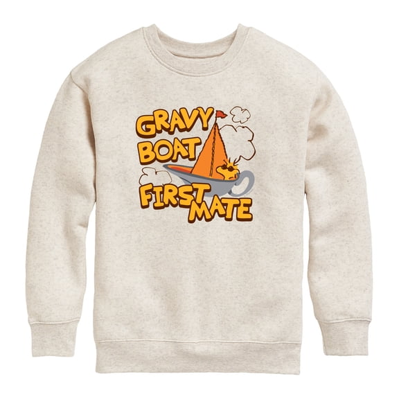 Peanuts - Gravy Boat First Mate Graphic Fleece Sweatshirt