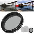 thumbnail image 4 of Filtre d'Objectif Nd Filtre d'Objectif de Caméra Densité Neutre Filtre d'Objectif Réglable Junestar 43MM Densité Neutre Filtre ND2-400 Réglable pour Objectif de Caméra Sans Miroir SLR, 4 of 8