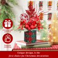 thumbnail image 2 of Árbol de Navidad KPX artificial para mesa, tamaño pequeño, con adornos, 2 of 6