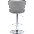 thumbnail image 5 of Bronte Living Leatherette Bar Stool 360 Swivel, Adjustable Height 24" to 33" High Backrest, with Hard Floor Protection Rubber Band - Series Susan (Set of 2), 5 of 5