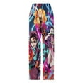 thumbnail image 5 of Demon Slayer Pajama Pants Long Sleep Pants Soft Elastic Waist PJ Bottoms Lounge Pants, 5 of 7