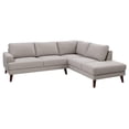 thumbnail image 1 of Paris Premium Fabric Right Facing Sectional Sofa, 1 of 2