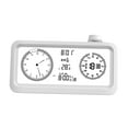 thumbnail image 2 of Reloj despertador con 3 niveles de brillo, multifuncional, práctico reloj temporizador visual para Blanco, 2 of 9