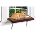 thumbnail image 2 of Cat Window Seat Bed -Window Perch Ledge for Cats -Foam Cushion Deluxe Kitty Window Perch, 2 of 8