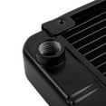 thumbnail image 4 of Water Cooling Radiator, 18 Pipe G1/4 Thread Heat Row Radiator Aluminum Heat Exchanger Radiator for PC CPU Computer Water Cool System 120mm Black, 4 of 5