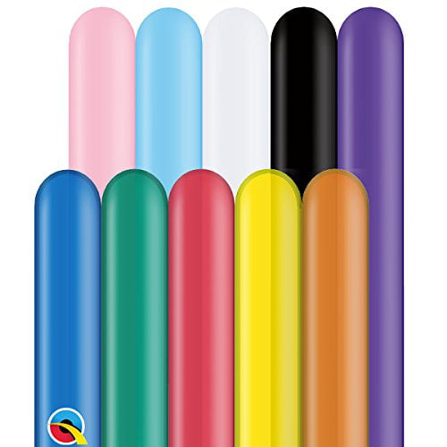 Qualatex 160Q Traditional Asst Entertainer Balloons 100 Count 