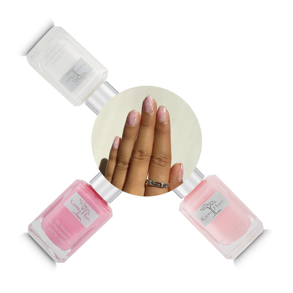 karma Organic beautiful Combination of Natural Nail Polish-Non-Toxic Nail Art, Vegan and Cruelty-Free Nail Paint