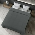 thumbnail image 3 of REGALWOVEN Duvet Insert Soft Lightweight Down Substitute Comforter for All Seasons Dark Gray King, 3 of 8