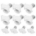thumbnail image 2 of KAKOWELY 10Pcs Light Socket Adapter Versatile Bulb Socket Lamp Socket Light Converter Light Bulb Splitter,2.95X"X2.95"X1.38", 2 of 5