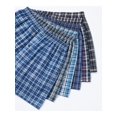 thumbnail image 4 of 10 Pcs Men's Woven Boxer Shorts, Elastic Waistband Random Color XL 10PCs, 4 of 5