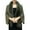 Green, variant on Winter Scarves Women Imitation Collar Fringed Hem Cardigan Shawl Wraps Outdoor Elegant Knitted Capes Cloak