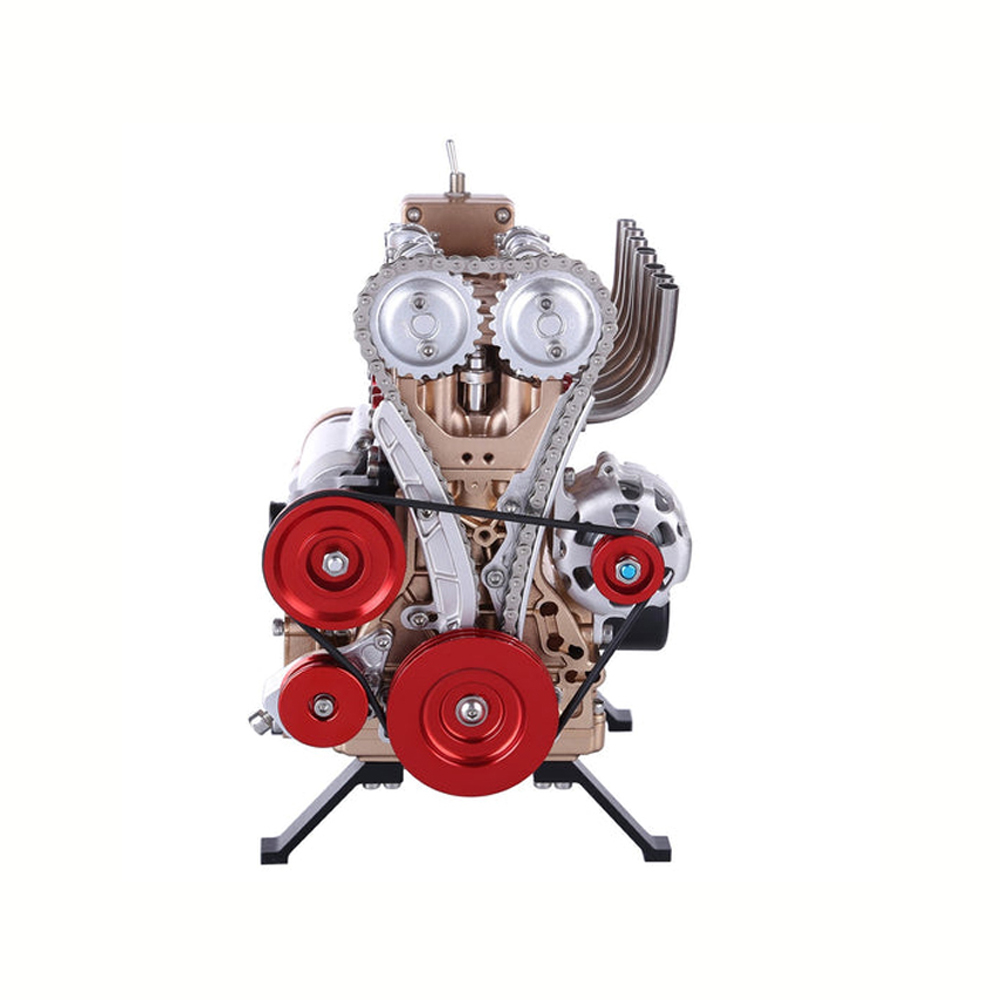 Teching 3D Car Engine Model Kit Assembly Adult Toys Mini Inline 4 Cylinders Engine Education