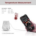 thumbnail image 4 of KAIWEETS Digital Multimeter TRMS 6000 Counts Voltmeter Auto-Ranging Fast Accurately Measures Voltage Current Amp Resistance Diodes Continuity Duty-Cy, 4 of 7