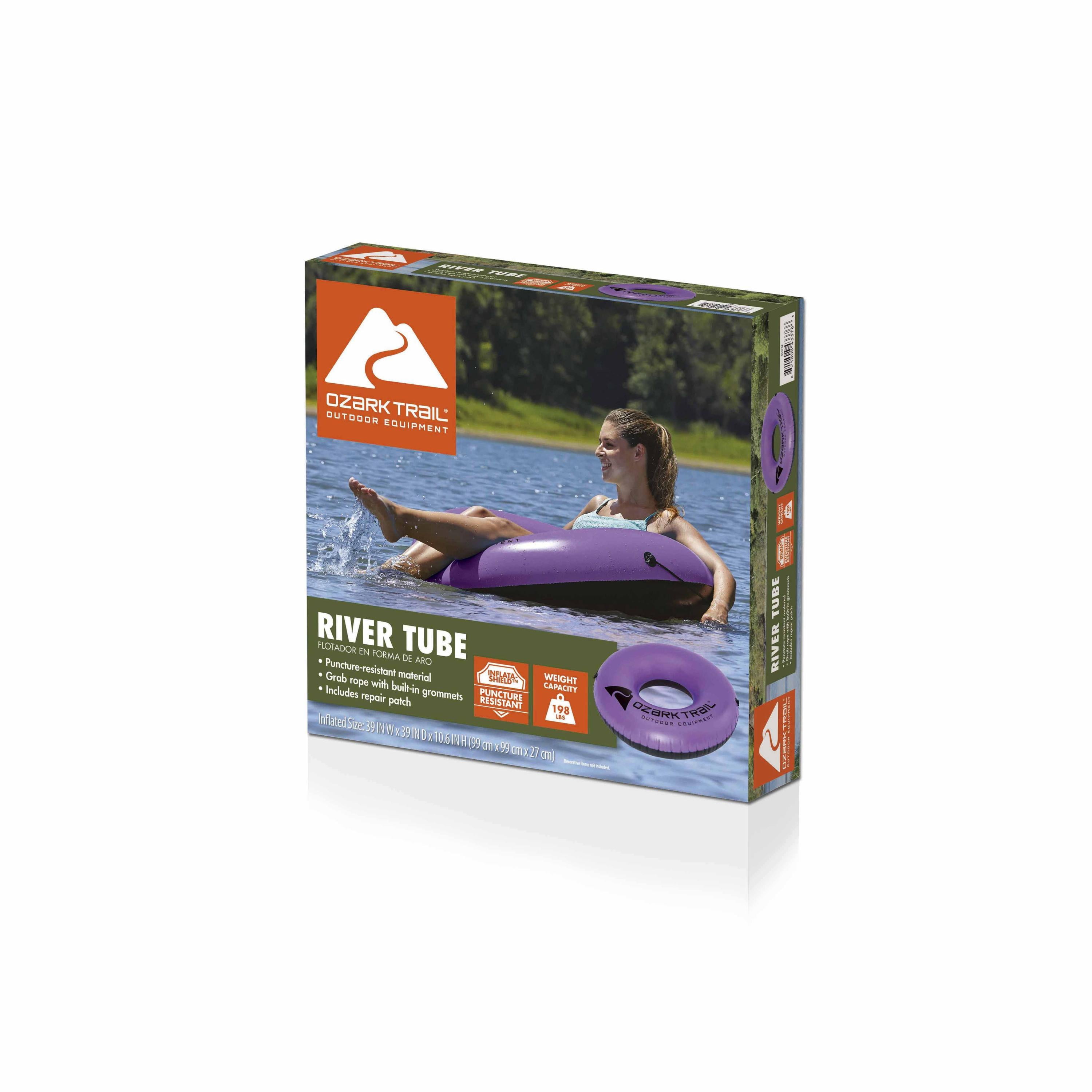 Ozark Trail River Tube Float, Purple, 45 in Deflated, Adult Unisex