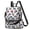 Monster Cartoon Truck White Pattern, variant on Monster Cartoon Truck Blue Pattern Fashion Backpack, Work Travel Rucksack with Side Bottle Pockets & Convertible Strap, Large Capacity Gifts for Birthday Christmas Thanksgiving