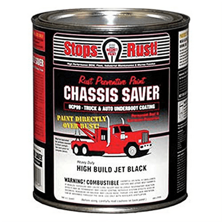 Magnet Paint Co. UCP99-04 Chassis Saver 1 Quart Can Rust Preventive Truck and Auto Underbody Coating - Gloss Black