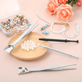 thumbnail image 4 of 4Pcs Piercing Tools for Changing Jewelry, 4 Claw Piercing BallGrabber Tool Set,for Cake Decorating Diamond Gem Holder, 4 of 6