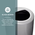 thumbnail image 4 of Safco Products Open Top Trash Receptacle with Liner 9920BL Black, 4 of 6