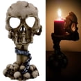 thumbnail image 1 of Oubit Skeleton Candle Holders,Halloween Decorations Horror Halloween Resin Candlestick Halloween Decorations Time-Tested Durability, 1 of 8