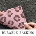 thumbnail image 6 of Brown and Pink Leopard Print Washable Non Slip Indoor Door Mat, Decorative Entry Rug for Entrance, Bedroom, Kitchen, Bathroom, 16"x24", 6 of 6
