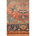 thumbnail image 2 of Exquisite Rugs Antique Weave Serapi Rust/Blue New Zealand Wool Hand-Knotted Area Rug, 2 of 2