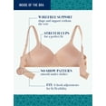 thumbnail image 5 of Vanity Fair Women's Body Shine Full Coverage Wirefree Bra, Style 72298, 5 of 6