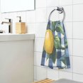 thumbnail image 3 of Yayeee 2 Pack Hand Towels for Bathroom 100% Cotton 16" x 28" Soft Absorbent Kitchen Towel, Cartoon Beige Lemon, 3 of 7