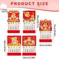 thumbnail image 3 of Liulin Chinese Calendar 2026, Year of The Horse Wall Calendar, Chinese Lunar Calendar for Chinese New Year Home Office Chinese Restaurant Supermarket Decorations, 3 of 8