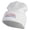 White, variant on Minneapolis Skyline Embroidered 12 Inch Solid Long Beanie Made in USA - Khaki OSFM