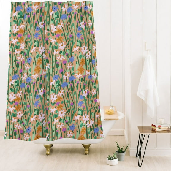Society6 Msrystudio Beautiful Garden I Shower Curtain 71" x 74"