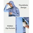 thumbnail image 5 of Pinspark Men's Long Sleeve Fishing Shirts UPF 50+ Sun Protection Hoodie with Mask Quick Dry Hiking Neck Gaiter Hoodie UV Rashguards, 5 of 6