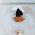 thumbnail image 2 of Deago Bath Pillow Luxury Bathtub Pillow for Tub Neck and Back Support, Ergonomic Tub Pillow for Bath with 4D Air Mesh and 6 Strong Suction Cups, Great Spa Gifts Bathtub Accessories, 2 of 9