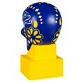thumbnail image 2 of Los Angeles Rams Team Color Sugar Skull Statue, 2 of 3