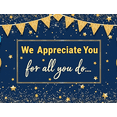 thumbnail image 3 of Decorative Design Appreciation Banner Colorful Balloons Star Theme Thank You for Office Party Team Event Employee Recognition, 3 of 7