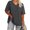 blackgray, variant on LEEYNEER Women‘s Plus Size V Neck T Shirts Summer Half Sleeve Oversized Tees Casual Loose Fit Tunic Tops