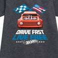 thumbnail image 2 of Hot Wheels - Drive Fast Live Free - Toddler And Youth Girls Fleece Dress, 2 of 4